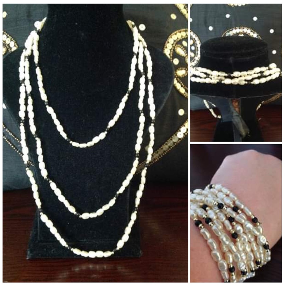 5/$20 Pearl Style/Magnetic Necklace -Bracelet